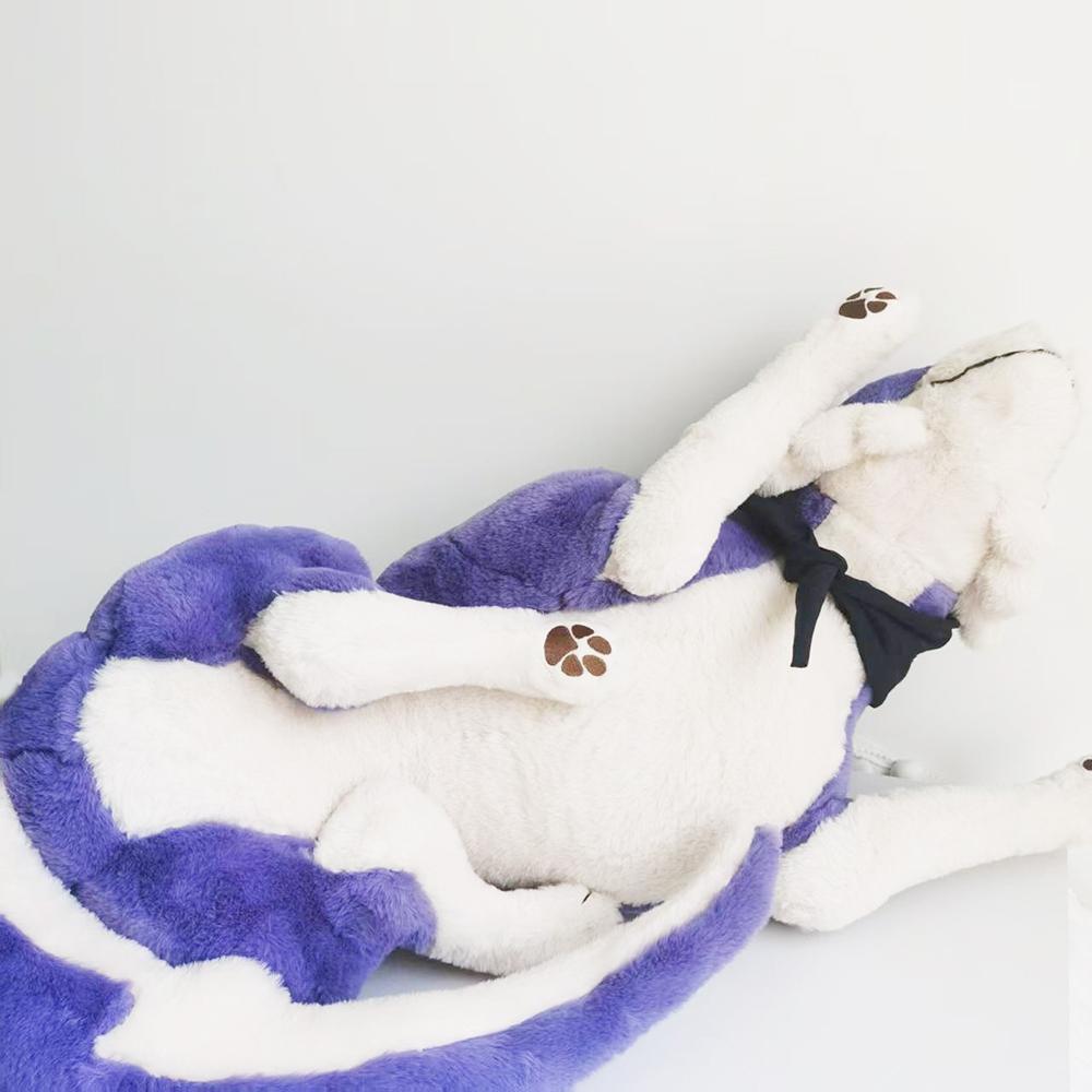 Jumbo Monster Hunter Yama-Inu Plush Toy Wolf Companion Kalku Plushies Large Hug Pillow Cartoon Character Dog Stuffed Toy