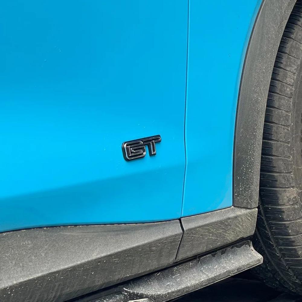 1Pc 3D GT Logo Sticker for M Ustang Mach-E Door Trunk GT Zinc Alloy Creative Emblem Badge Stickers Car Modification Accessories