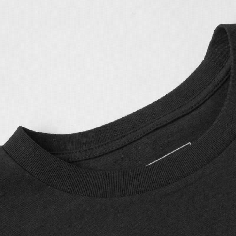 Vans Logo Print Round Neck Short Sleeve T-Shirt Unisex Tops Black VN000J0SBLK