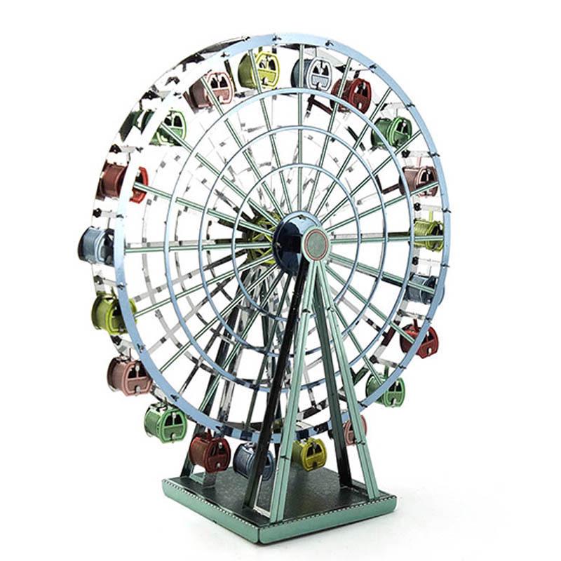 All-Metal Stainless Steel 3D Ferris Wheel DIY Puzzle Toy