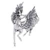 Elegant Pegasus Brooch Made from Sturdy Plated Alloy Symbolizing Freedom Perfect for Stylish Accessories