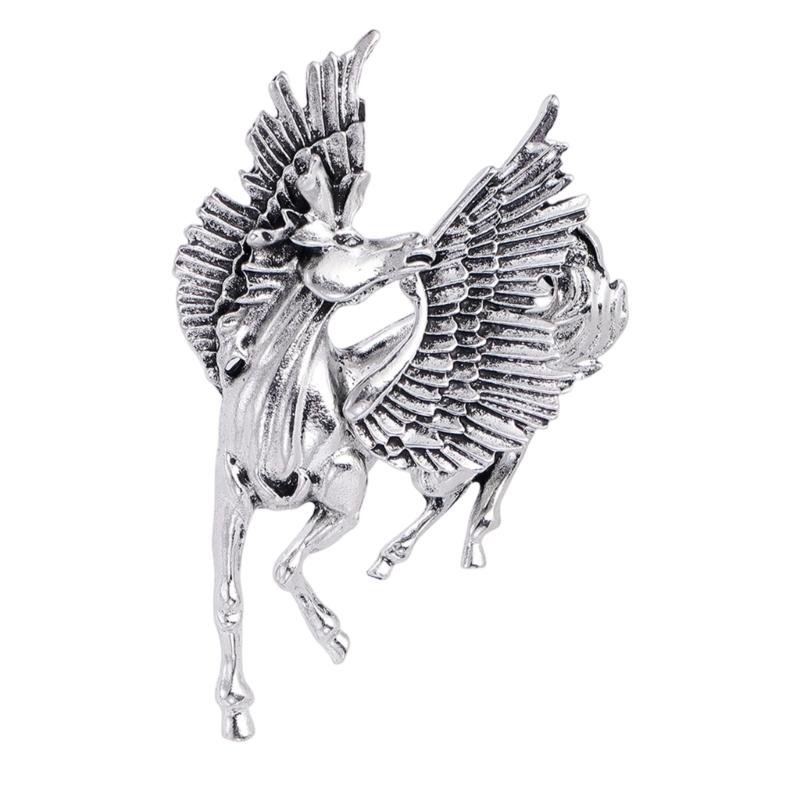 

Unique Pegasus Brooch Made from High Quality Plated Alloy Featuring Mythology Design Ideal as Fashion Accessory