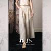 JK&JS Tencel Linen Loose Wide-Leg Pantskirt