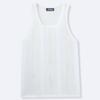 Men's Sleeveless Tank Tops Knitted Hollow Out Crochet T-Shirts Muscle Summer Vacation Beach Shirts Casual Athletic Muscle Pullover Vest Top for Male