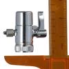 Silver Above Counter  Sprayer Attachment Water Diversion Sink Faucet Diverter Valve  1/4" RO Tubing