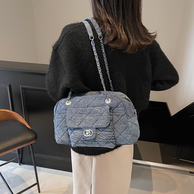 Damen Unterarm-Kettentasche Große Kapazität Leichte Tragetasche