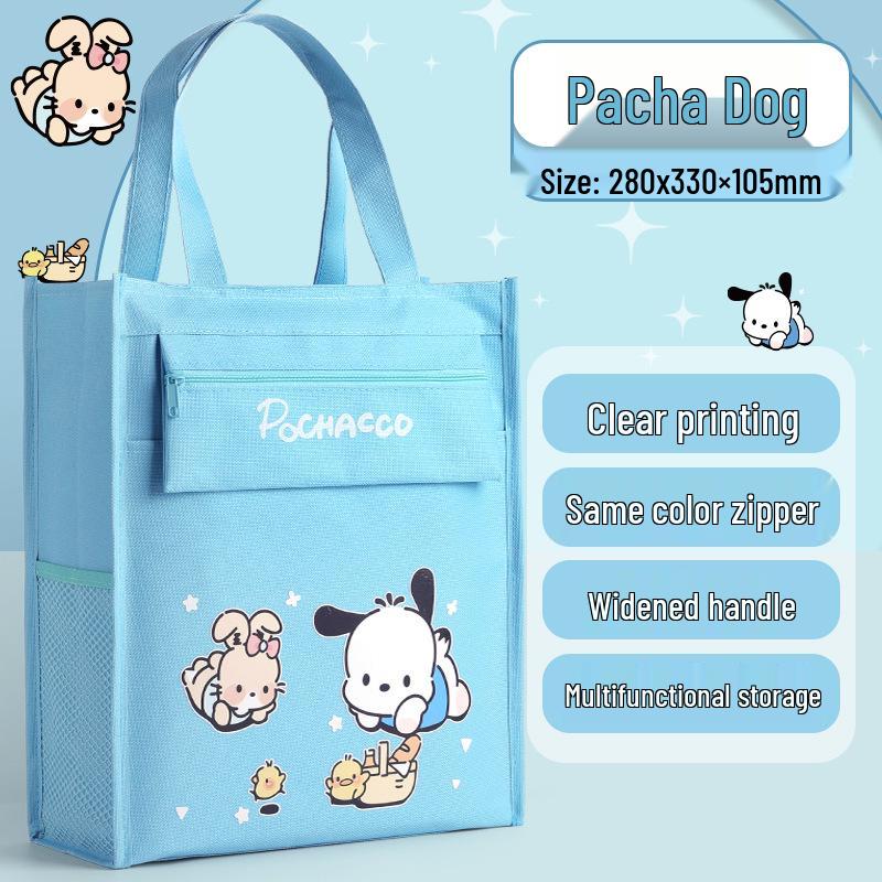 Multifunctional Student Book Bag with Cartoon Design - Large Capacity Study Tote