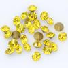 Large Round Colored Pointed Back Glass Rhinestones for DIY Phone Cases and Nail Art.