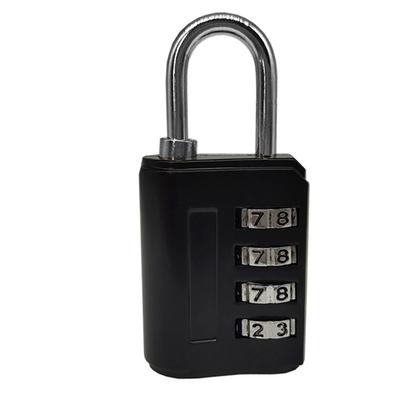 Cadenas à combinaison à 4 chiffres, haute sécurité, étanche, couleurs vives, pour armoire