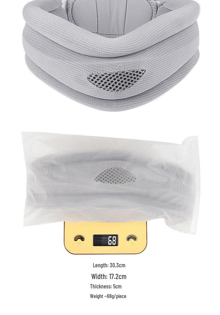 Adjustable Breathable Neck Support Scarf for Office and Home Use