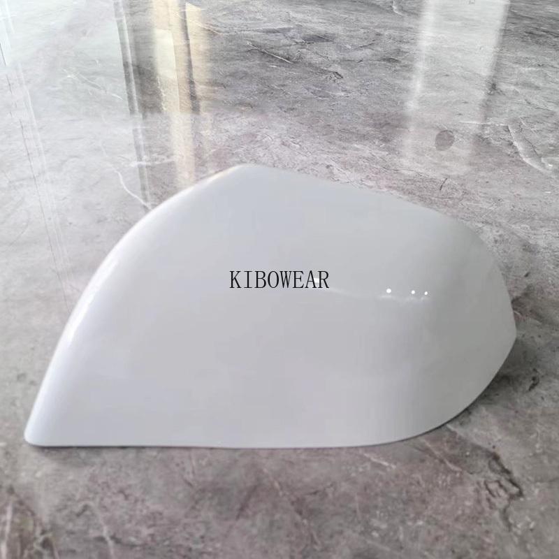 White Side Mirror Cover For Tesla Model 3 2018 Auto door wing replace Cap case housing part
