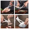 Powerful Chicken Bone Scissors Stainless Steel Kitchen Clippers Seafood Chicken Poultry Shears Cutter