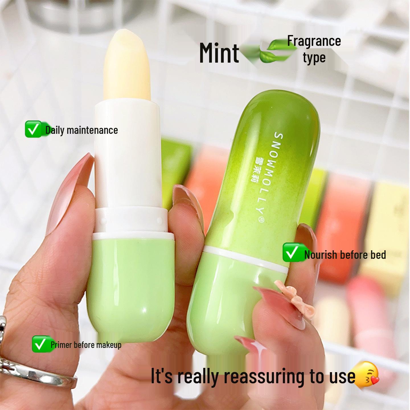 

Бальзам для губ Вазелин Снежный Жасмин - Осенне-зимнее издание для сухих губМакияж Mint