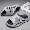 Mode Herren Hausschuhe Leicht Bequem Indoor Flip Flops Atmungsaktiv Hohle Strandsandalen EVA Weiche Sohle Männliche Pantoletten