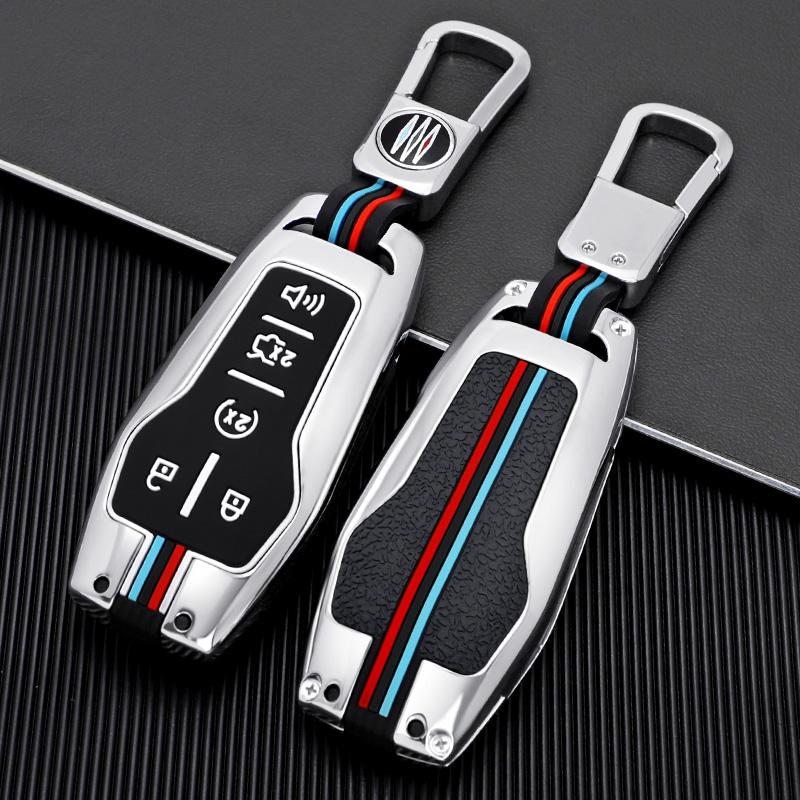 Zinc Alloy Car Key Case Cover For Ford Fusion Mondeo Mustang F-150 Explorer Edge 2015 2016 2017