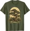 Summer Oversized T-shirt New Horticultural Art Bonsai Cotton Tshirt Trend Unisex Tops Tees Men's Clothing Hip Hop Streetwear