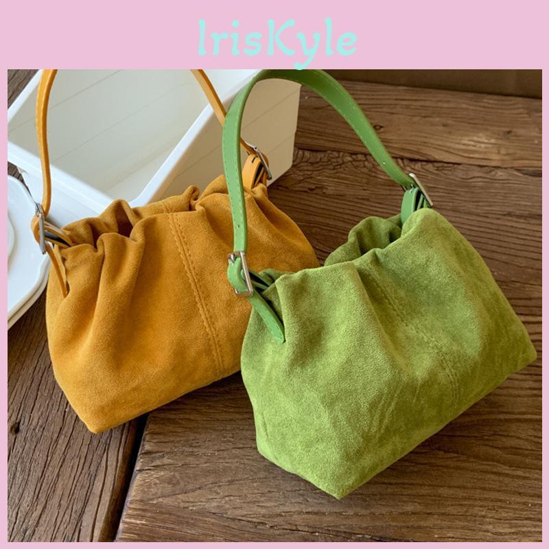 Largecapacity Bucket Niche Bag Retro Design Crossbody Bag Fashionable Handheld Small Bag