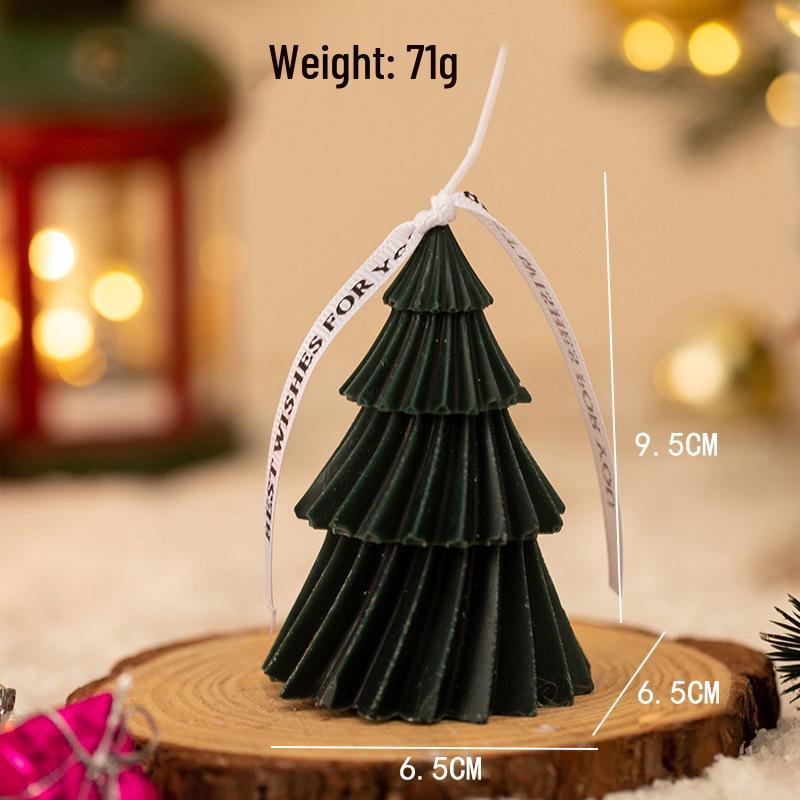 New Spiral Christmas Tree Scented Candle - Festive Souvenir & Creative Home Decor Prop