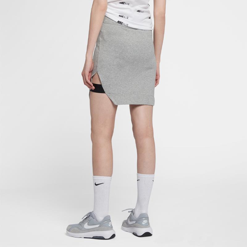 Nike Air Retro Logo Print Comfortable Casual Skirt Women Skirts Gray AR3665-063