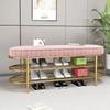 Shoe change stool home entrance door can sit-type wearing shoes stool shoe rack integrated simple and light luxury