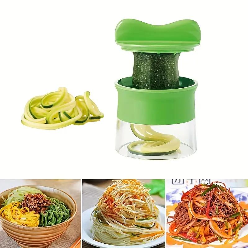 Multifunctional Kitchen Spiral Grater Single Layer Grater Chopper Vegetable Cutter Salad Tool Noodle Maker