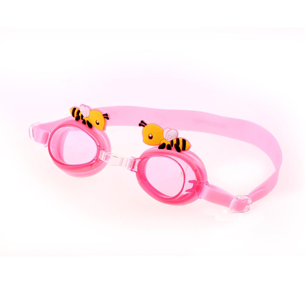 Children Anti-UV Swimming Goggles Cartoon Bee Glasses Anti-fog Swimming Accessories