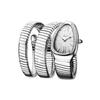 Missfox Uhr, High Fashion Personalisierte Schlange Schlange Schlange Wickelnd Drei-Kreis Armbanduhr