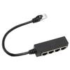 RJ45 Ethernet Splitter Cable One Point Four Ethernet Cable Splitter ABS PCB RJ45 Splitter Adapter