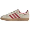 Adidas Originals Gazelle Abrasion Resistant Low top Skateboard Shoes Women's Beige Red JS1402