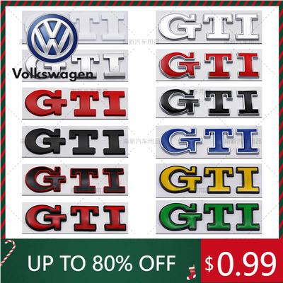 2026 Caldo Per VOLKSWAGEN VW 1 pz Emblema Metallo 3D GTI Adesivi Emblema Posteriore Bagagliaio Auto per Volkswagen Golf GTI mk2 mk3 mk4 mk5 mk6 mk