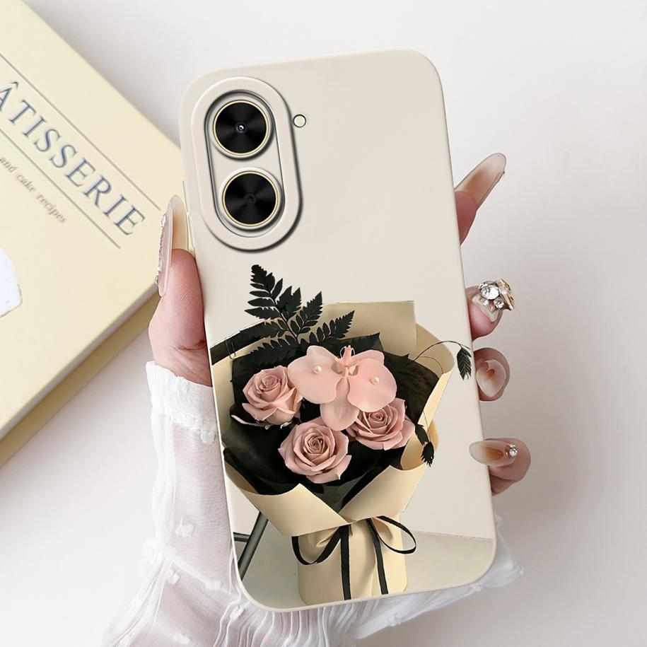 New Case For Xiaomi Poco C71 Cover Redmi A5 4G Phone Cases Fashion Flower Cartoon Soft TPU Fundas For Xiaomi Redmi A5 NFC Bumper