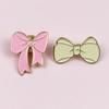 Creative Cartoon Girl Bow Brooch - Cute Alloy Badge for Clothes Accessories