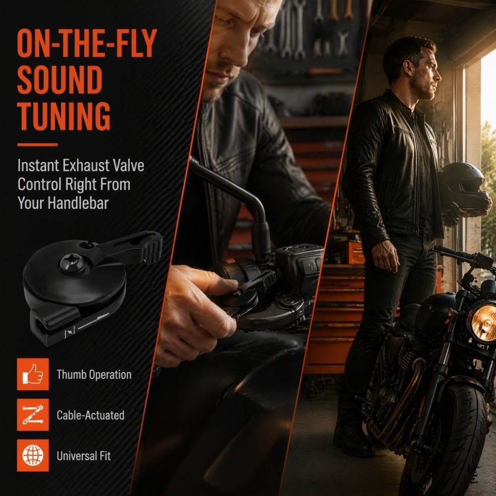 Handlebar Mount Exhaust Valve Control Lever Exhaust System Upgrade