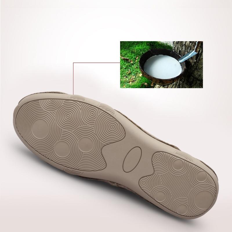 Men's Shoes Breathable Light Anti-slip Outdoor Flat Shoes for Men Casual Driving Shoes Genuine Leather Boat Shoes Soft Sole Footwear