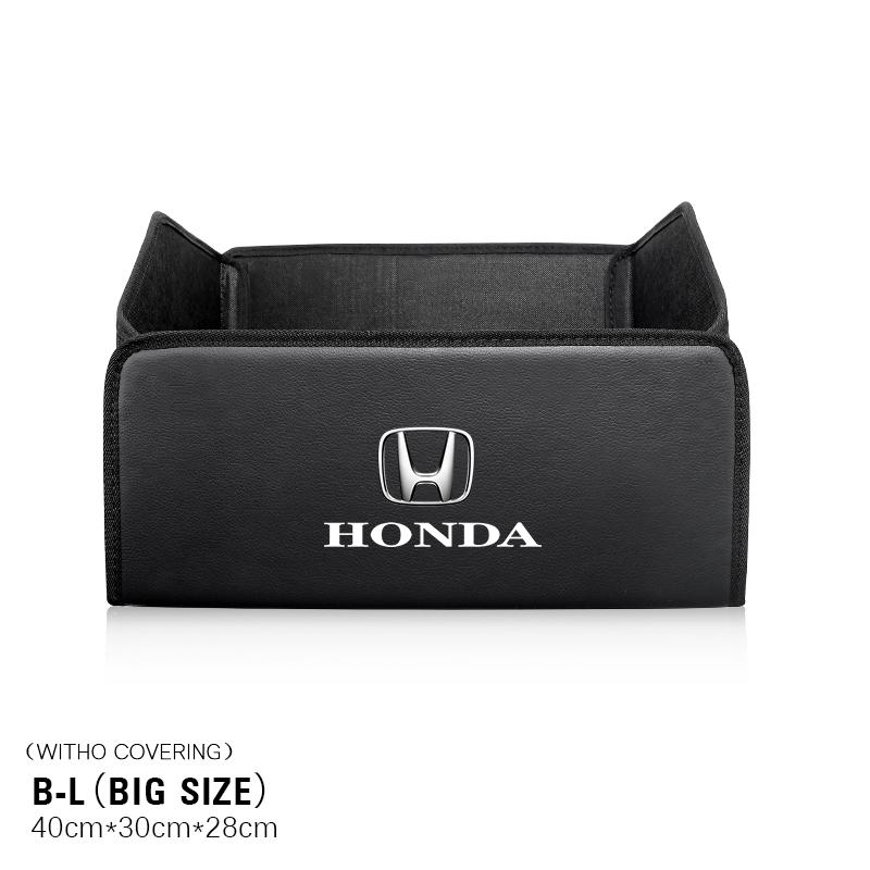 Car Boot Storage Box High-capacity Leather Organizing Case For Honda Civic Accord Crosstour Spirior Odyssey Avancier UR-V Sienna