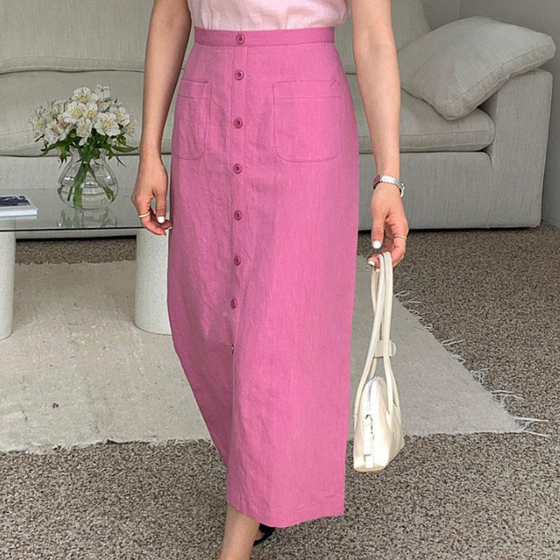 Women's 2024 Elegant Casual Summer Long Dress with Pockets