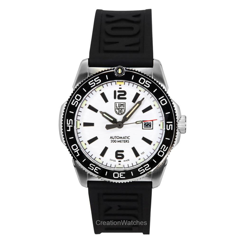 Luminox Pacific Diver Midnight Mariner Rubber Strap White Dial Automatic XS.3101.H 200M Men's Watch
