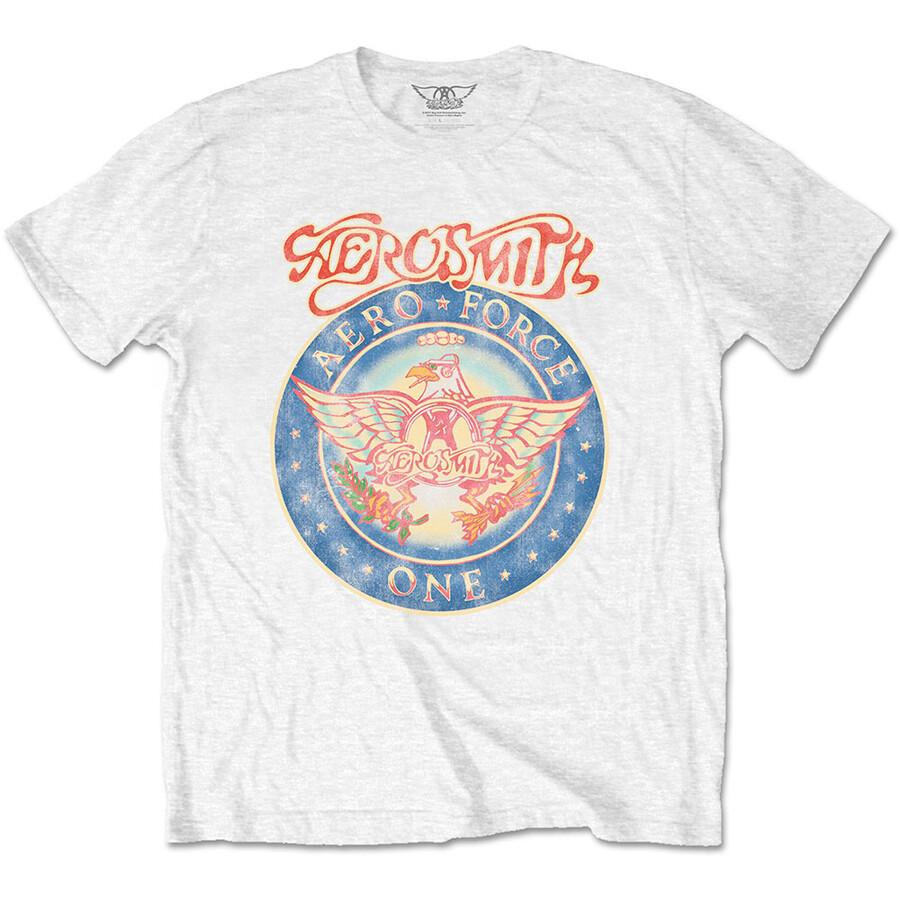 Aerosmith-Aero Force - White T-shirt XL