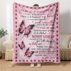 Pink butterfly Cozy Blanket Warmthful Decor Suitable for Sofa Couch Office Bed Picnics Ideal for All Seasons Stylish Decor Ideal Gift Y33