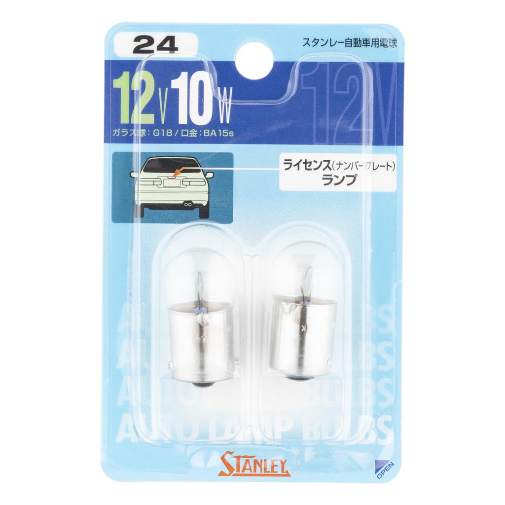 STANLEY BP4125 NO24 Blister Bulb, 12 V10W,