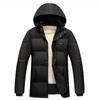 Winter Coat, Thickened with Velvet, Hooded, Plus Size Casual, Cotton Jacket, Men's Slim Fit Cotton Jacket, Coat, Cotton Jacket