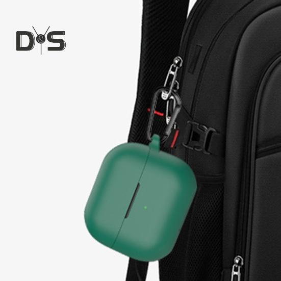 Jednobarevné ochranné pouzdro na sluchátka odolné proti nárazu odolné proti nárazu 360stupňová ochrana silikonové nabíjecí pouzdro pro SamsungGalaxy Buds 3/3pro