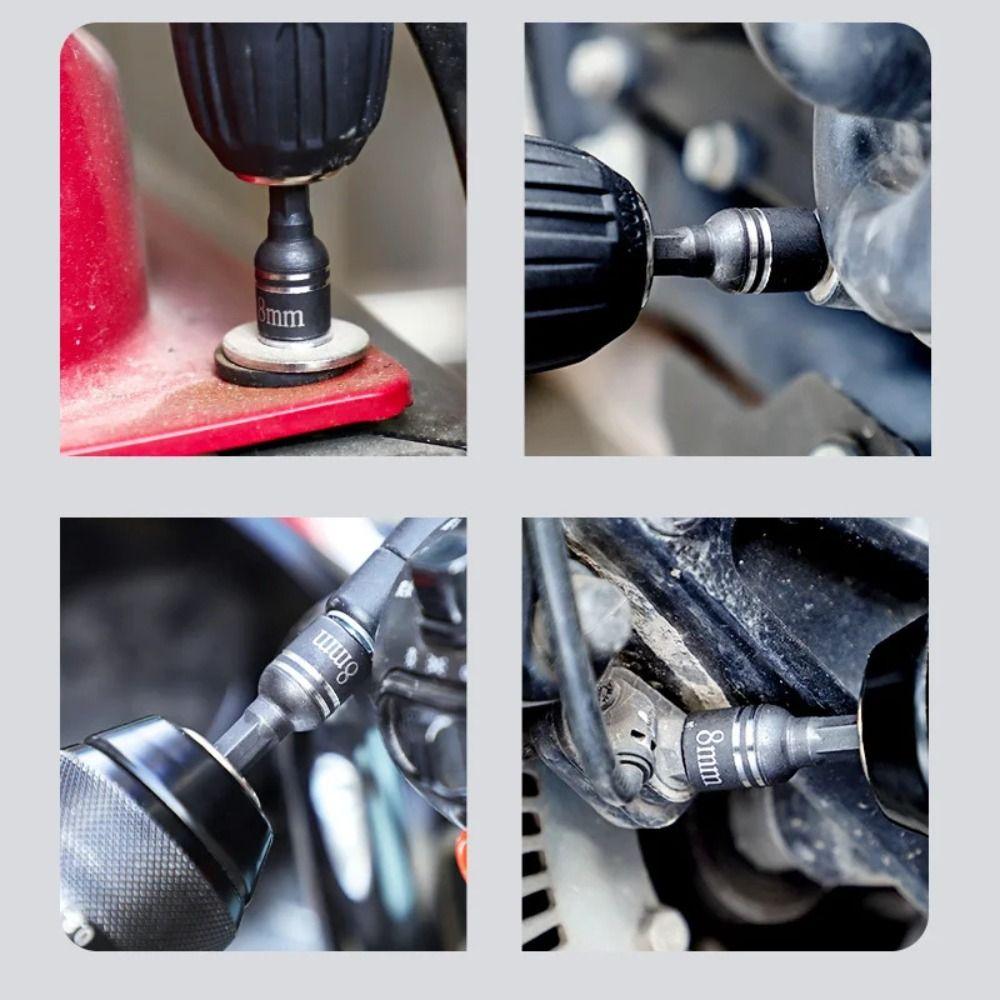 5pcs Reducer Sleeve Wrench Adapter Hex Bit Impact Socket Durable Hex Socket Adapter  Power Tools