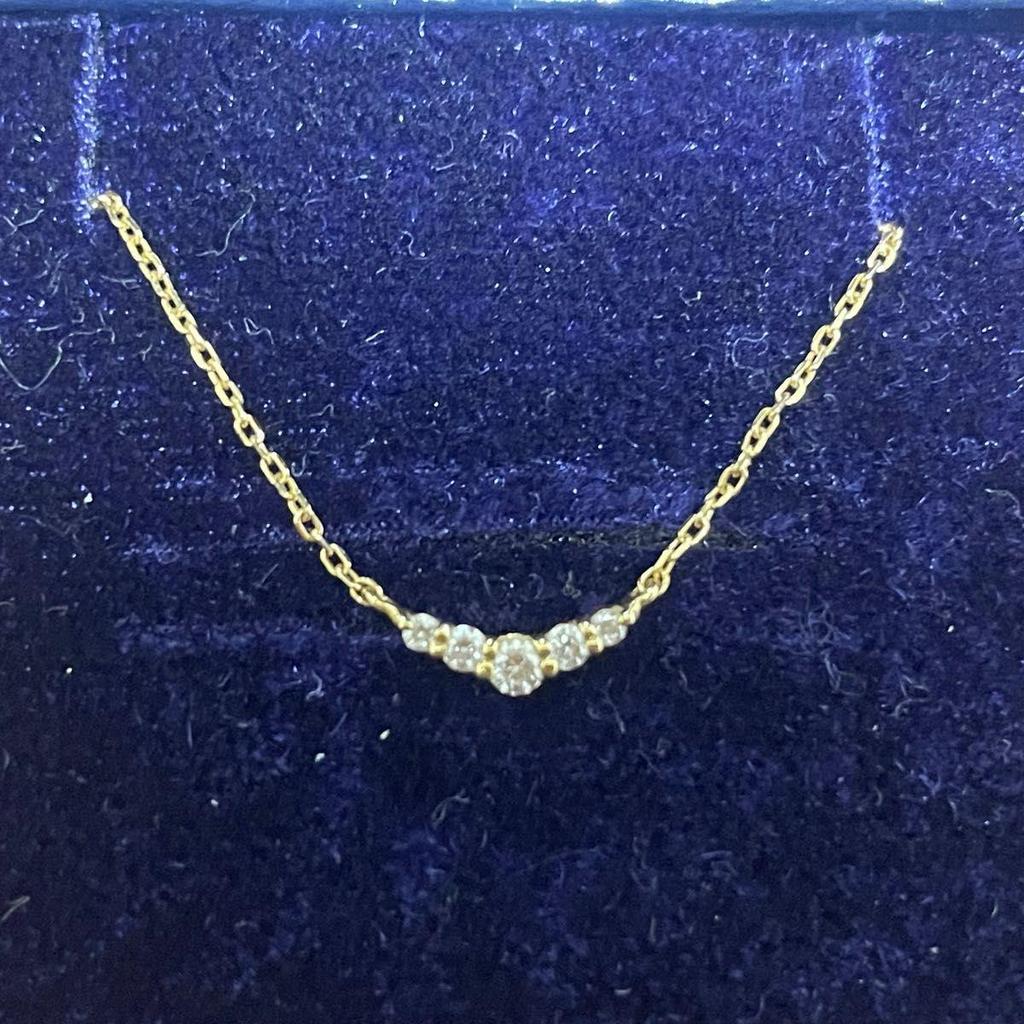 Used Vendome K18 Lure Necklace