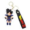 Anime Dragon Ball Keychain Son Goku Vegeta Piccolo Action Figures Key Ring Bag Pendant Round Sensory Compression Bouncy Durable Elastic