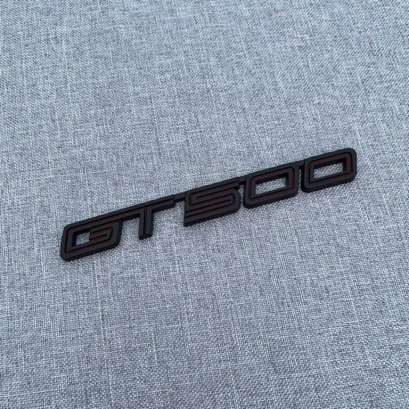 Suitable GT350 Logo Tail Label GT500 Metal Modified Displacement Car Sticker Fender Side Label