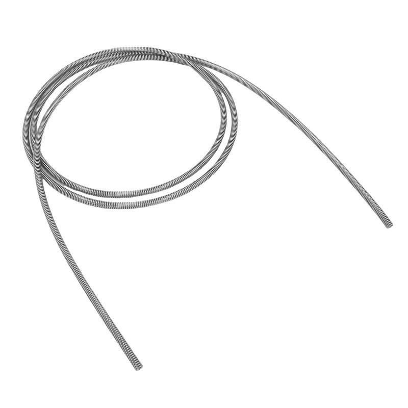 Car 8 Ft Brake Line Protector Flexible Galvanized Gravel Guard Spring Wrap For 3/16in Tube Automotive Brake System Accessories