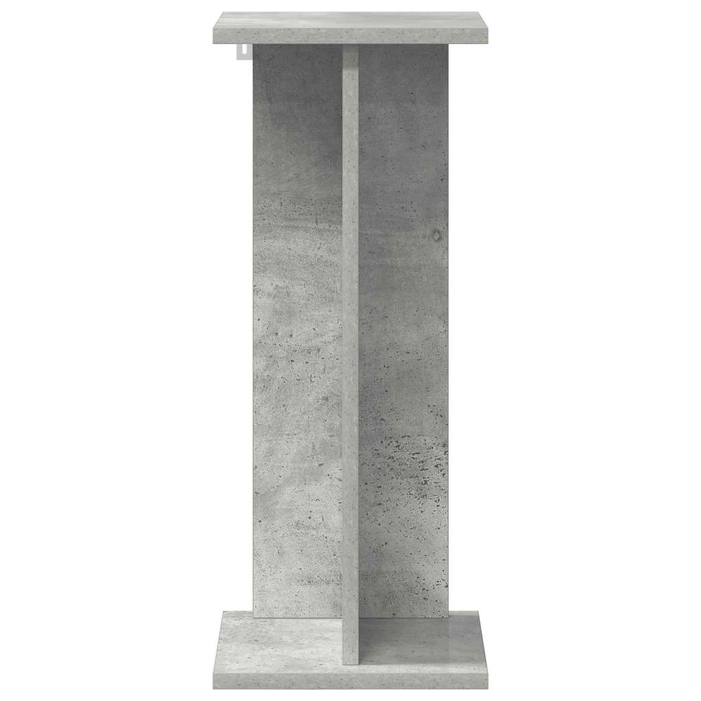 Plant Stand Concrete Grey 25 x 25.5 x 60.5 cm Engineered Wood