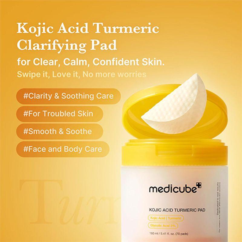 Medicube Kojic Acid Turmeric Pad (70ea)