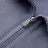 Men's 100% Cotton Half-Zip Polo T-Shirt